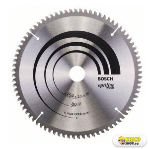 Disc ferastrau circular Bosch OptiLine  254X30, 80 Bosch > Panze ferastrau circular