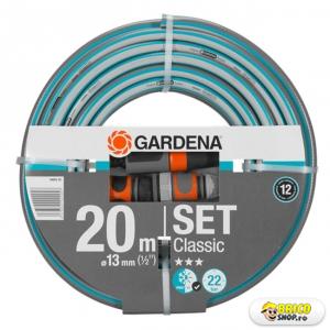 Furtun Gardena Classic diametru 1/2, rola 20 metri, cu conectori > Furtun gradina