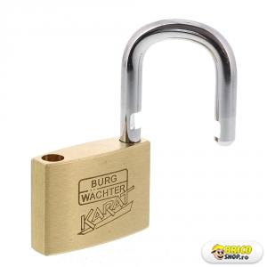 Lacat 50 mm Burg Wachter Karat 217 50 6 SB, 28 mm intre toarte, 6 chei > Lacate