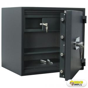 Seif certificat antifoc si antiefractie Galaxy 60,cheie, 680x610x510 mm, 305 kg, certificare EN 1143-1 clasa 2 > Seifuri