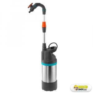 Pompa submersibila pentru butoi Gardena 4700/2 Inox Automatic, Qmax 4700 l/h, Hmax 23 m, 550W > Pompe submersibile de drenaj