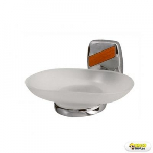 Sapuniera  Oregon crom satin lemn Bisk > Sapuniere