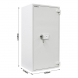Seif certificat Rottner Diamant Super Fire DO 130, cheie, 680x1320x510 mm, 591 kg, antifoc, antiefractie Seifuri