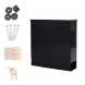 Cutie postala Rottner Design, 380x370x120 mm, neagra Cutii postale