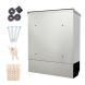 Cutie postala cu suport ziar Rottner Jubilee, 380x370x120 mm, inox Cutii postale