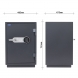 Seif antifoc Sydney 65,cifru electronic, 485x715x475 mm, 85 kg Seifuri