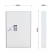 Panou depozitare chei Rottner S 100 EL, cifru electronic, 550x380x80 mm, 100 agatatori Panouri depozitare chei