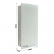Cutie depozitat chei Rottner Key Glass, 300x200x40 mm, 8 carlige, alba Panouri depozitare chei
