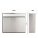 Cutie postala inox Rottner Hochhaus, 315x360x115 mm Cutii postale