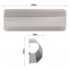 Suport ziare Rottner Sizilia, 140x400x80 mm, inox Cutii postale
