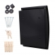 Cutie postala neagra Rottner Harrow, 445x320x105 mm Cutii postale