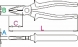 Cleste izolat la 1000 V Unior 180 - 406 VDE  Clesti izolati la 1000 V