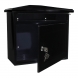 Cutie postala neagra Rottner Woethersee, 350x390x205 mm Cutii postale