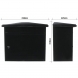 Cutie postala neagra Rottner Woethersee, 350x390x205 mm Cutii postale