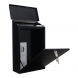 Cutie postala neagra Rottner Parma, 400x270x115 mm Cutii postale