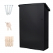 Cutie postala neagra Rottner Parma, 400x270x115 mm Cutii postale