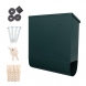 Cutie postala verde Rottner Villa Spezial, 415x365x115 mm Cutii postale
