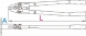 Foarfeca de tabla Unior 850 - 585 Foarfeci de tabla